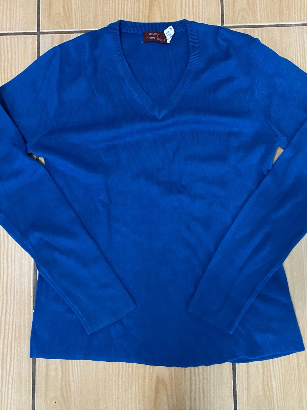 Vintage Macy’s Men’s Store Sweater Large